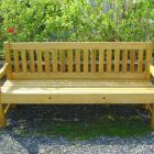 Hard wood memorial/garden bench.